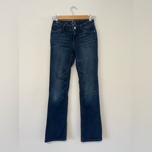 White House Black Market Dark Blue Boot Cut Jeans